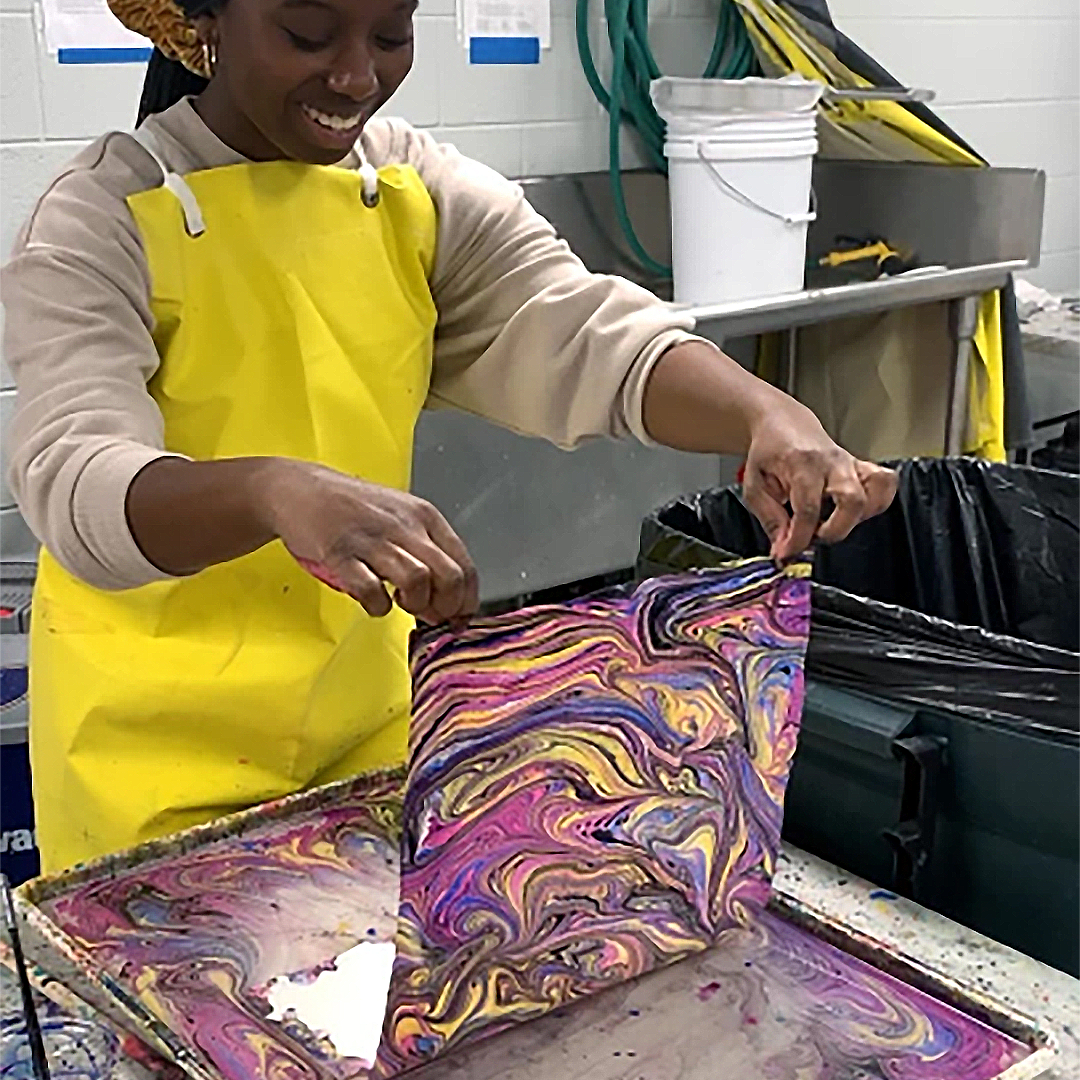 The Art of Paper Marbling Image