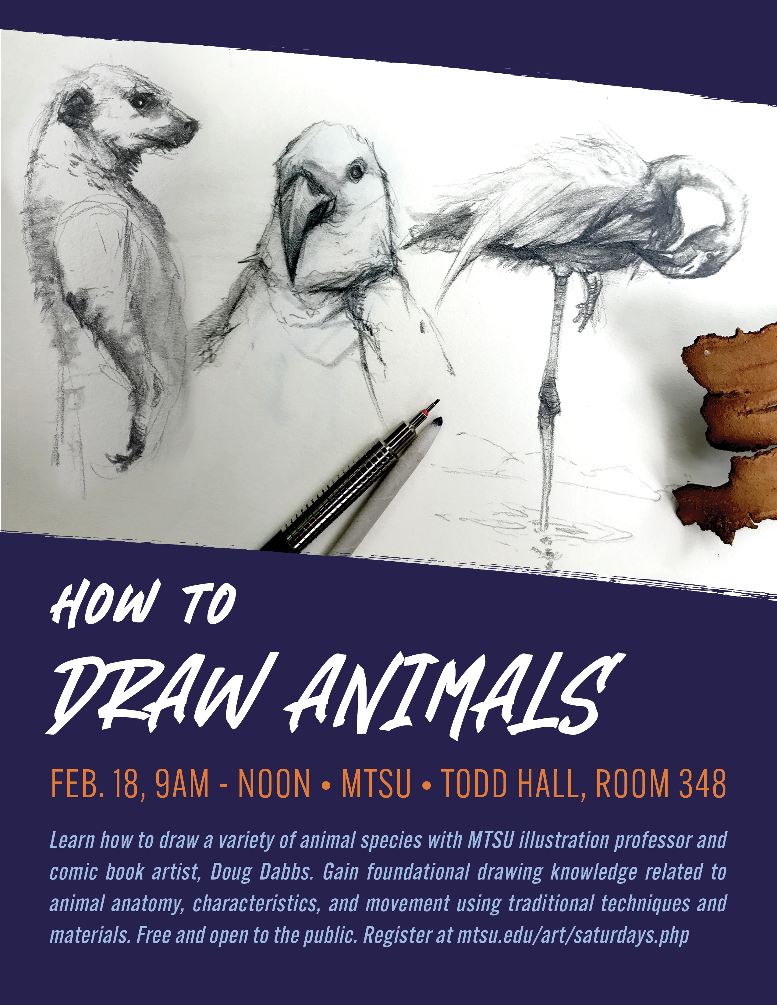 Animal Drawing S@T Workshop Image