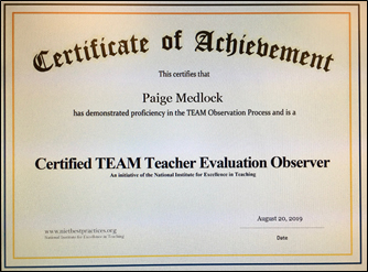 TEAM Evaluator (MTSU Department of Education)