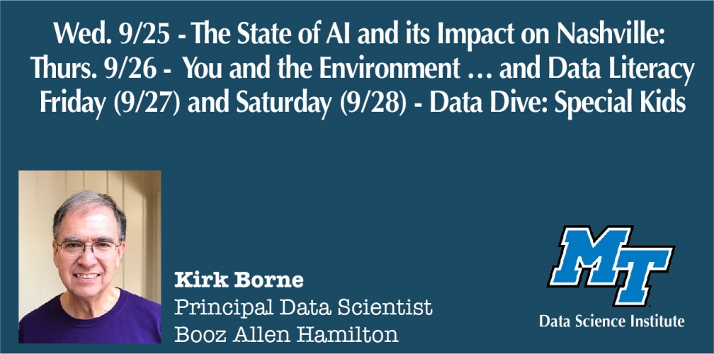 Kirk Borne and Data Science at MTSU