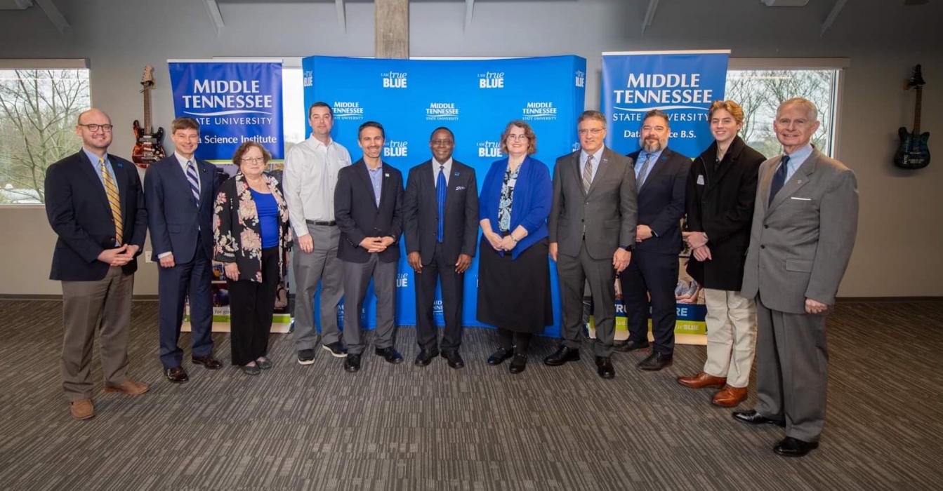 MTSU announcement of the Tennessee Data Initiative
