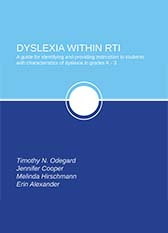 Dyslexia Within RTI Cover Image