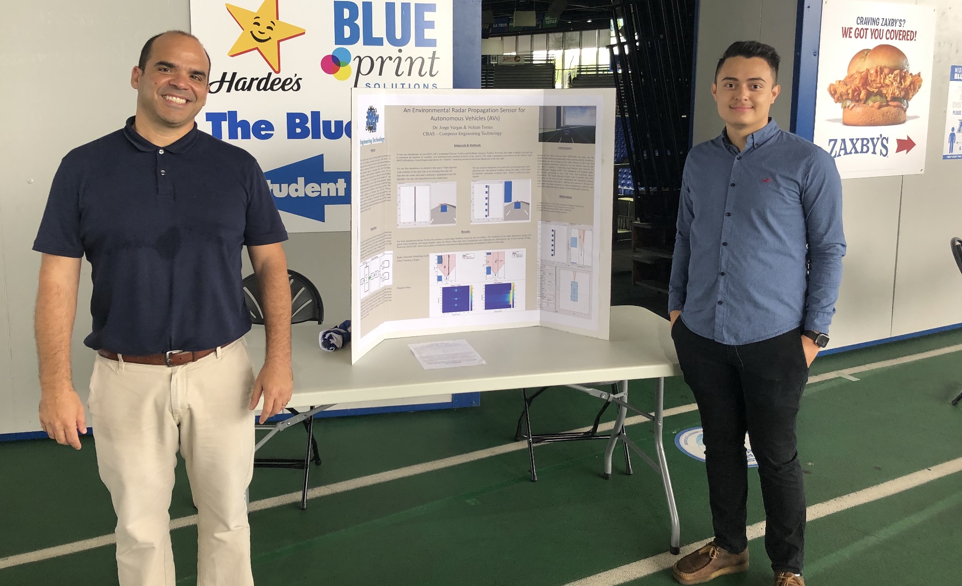 Dr. Vargas and Nelson Torres Present Poster