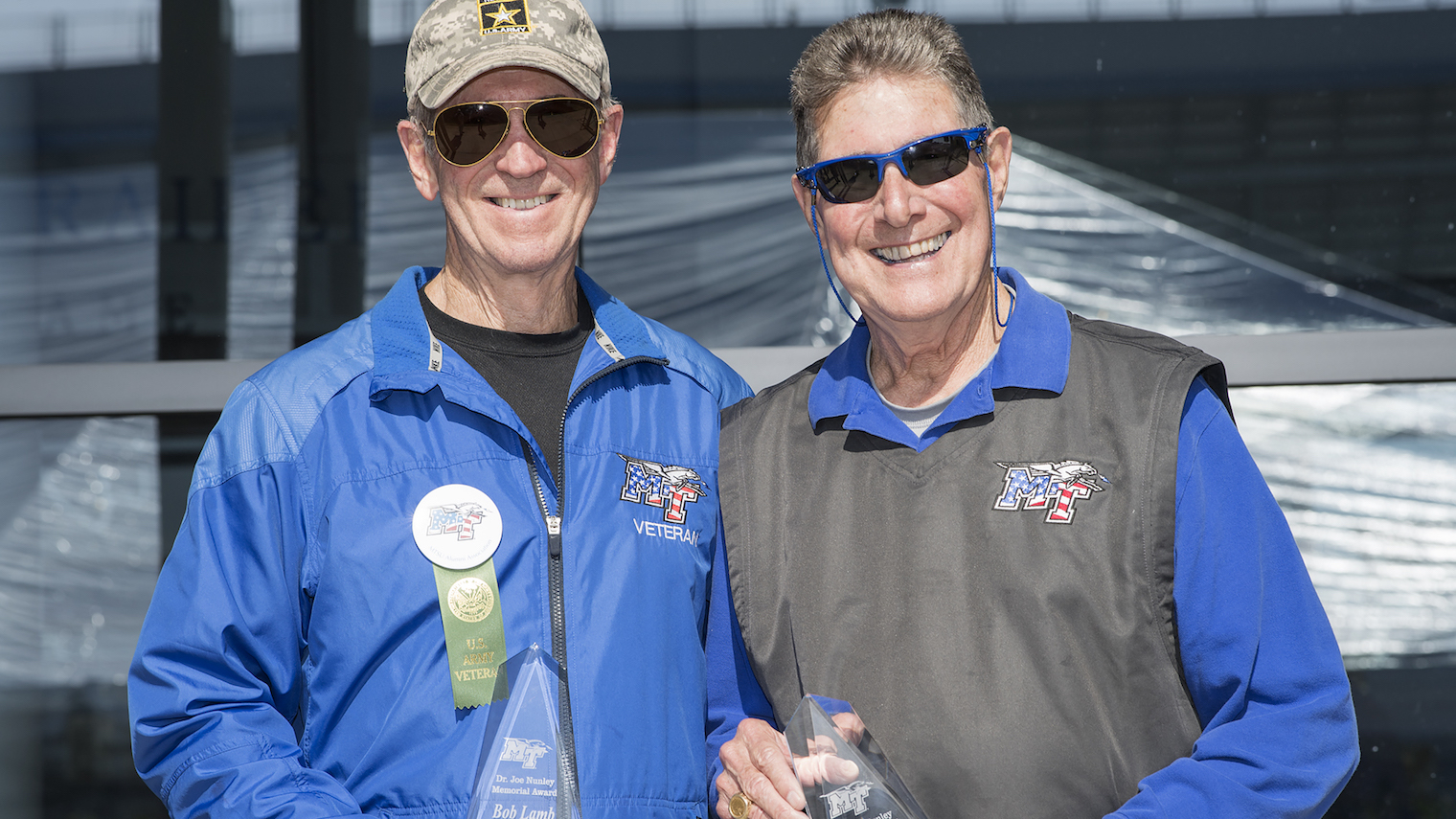 Bob Lamb and Bud Morris at the 2016 Salute to Veterans