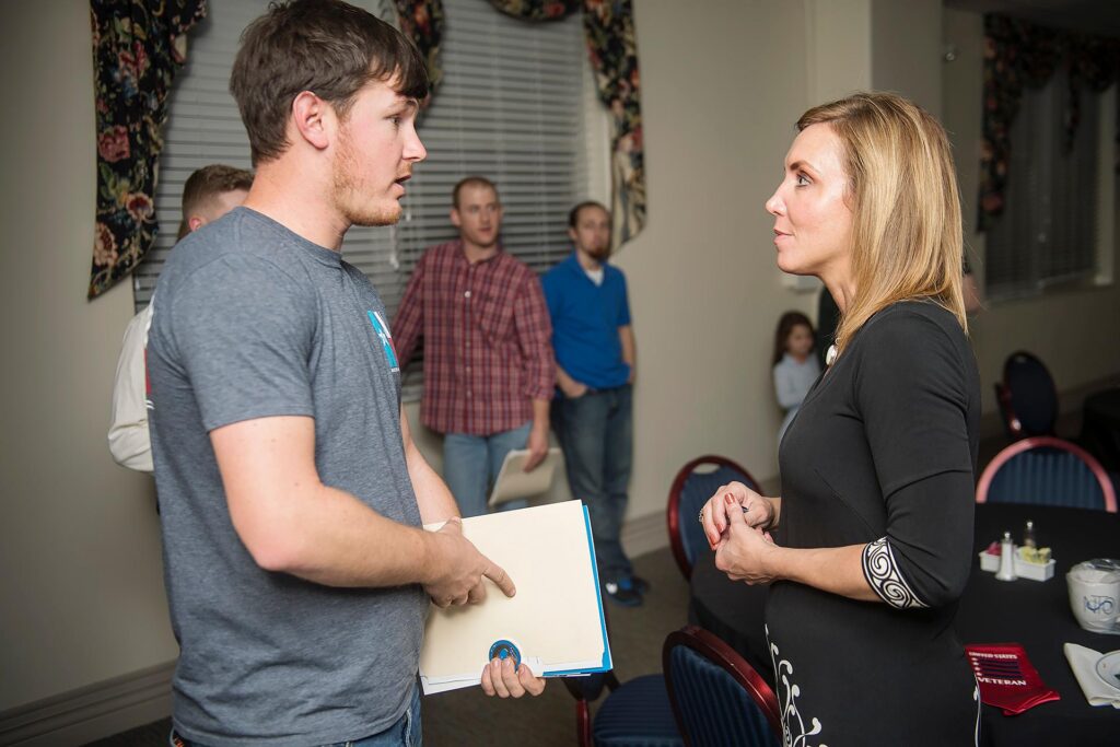 January 11, 2018 - Veterans Center Newcomers Briefing - where new veteran students meet for dinner and a briefing on what to expect in their coming years on campus and what aid the Veterans Center can provide.