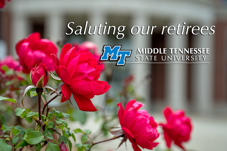 MTSU honors 55 retiring employees for years of service to students, community